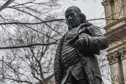 Statue of Ben Franklin