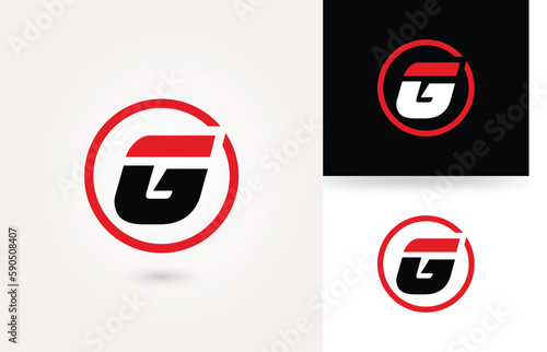 G letter logo design with circle template Free Download G letter logo design with circle template - GFXLoad