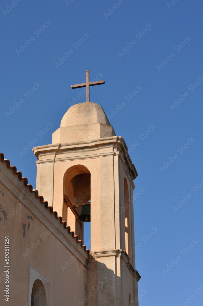 Clocher Chapelle en Corse , France 