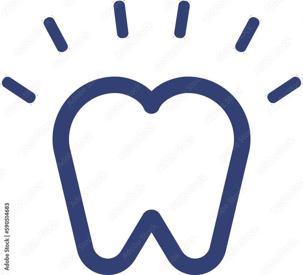 Fototapeta premium Tooth icon dental clinic