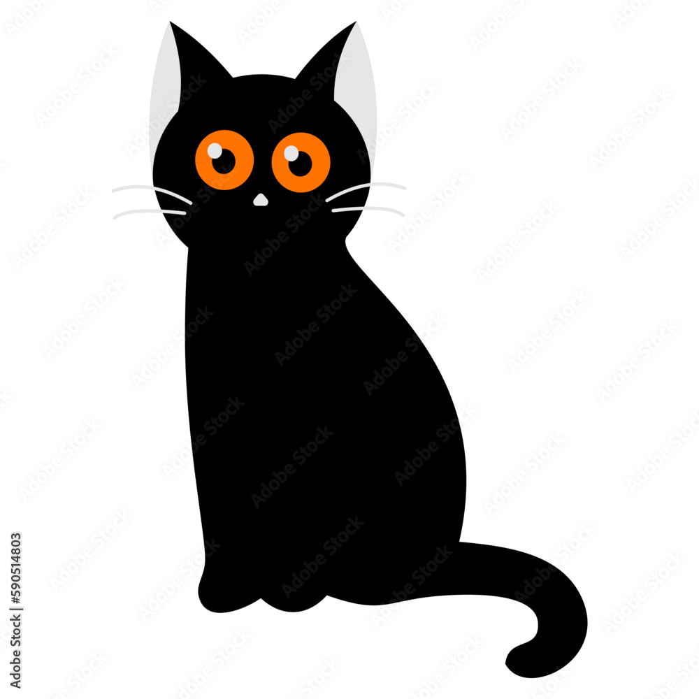 Halloween Cat Illustration Halloween Cat Illustration