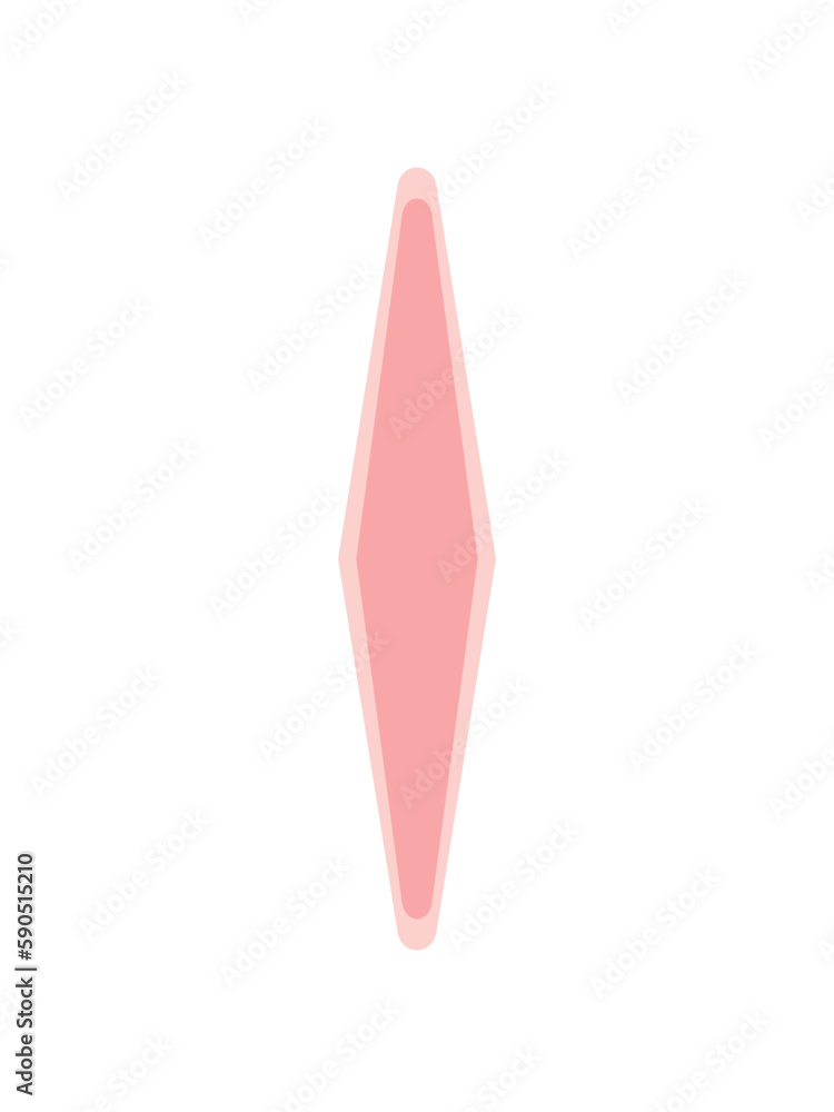 Nail file vector flat style illustration. Hand drawn manicure tool isolated Nail file vector flat style illustration. Hand drawn manicure tool isolated