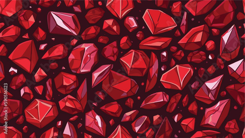 ruby stone vector background
