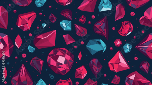 ruby stone vector background