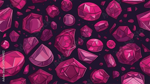 ruby stone vector background
