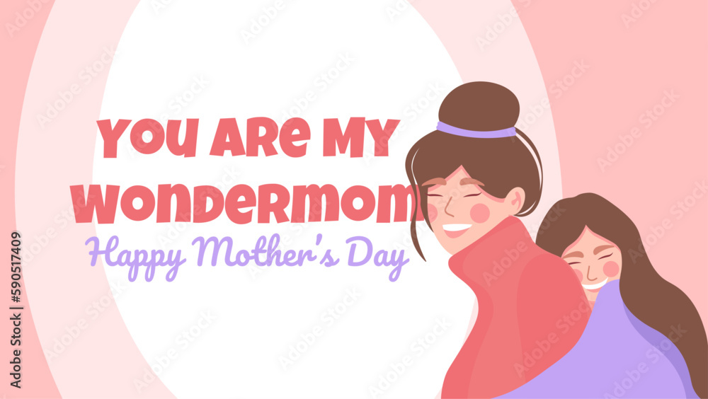 Mothers day greeting card template Mothers day greeting card template