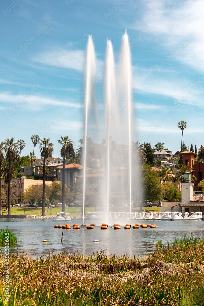 Fototapeta premium fountain in the park
