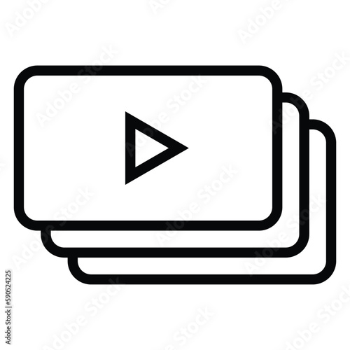 A�playlist�is a list of video or audio files