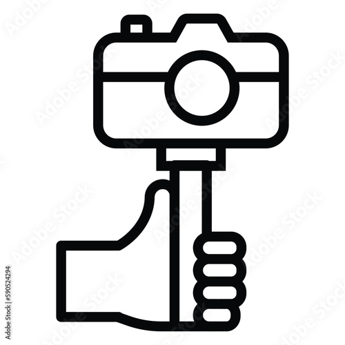 He spotted a few visitors with�selfie�sticks