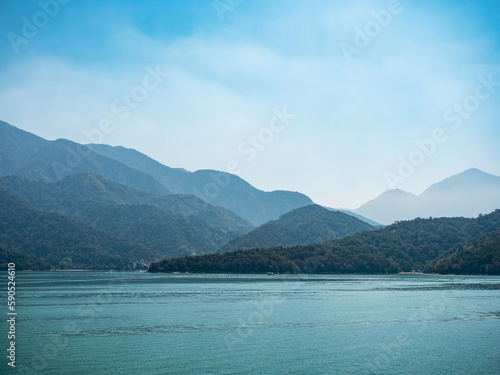 beatuful lake view at Sun Moon Lake  Taiwan.