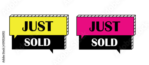 Just sold two modern speach bubbles