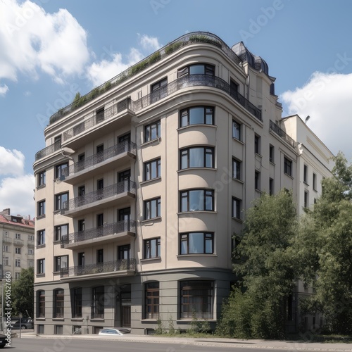 LuxuryPremium Apartments Building © Damian Sobczyk