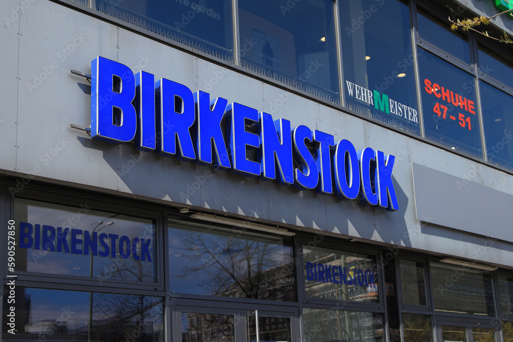 Birkenstock shoe store in Berlin Alexanderplatz - Germany Stock Photo |  Adobe Stock