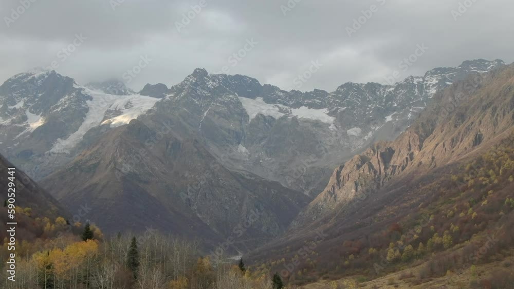 Beautifull sunrise of the Ushba mountain. Caucasus. Svaneti. Georgia. Beautifull sunrise of the Ushba mountain. Caucasus. Svaneti. Georgia.