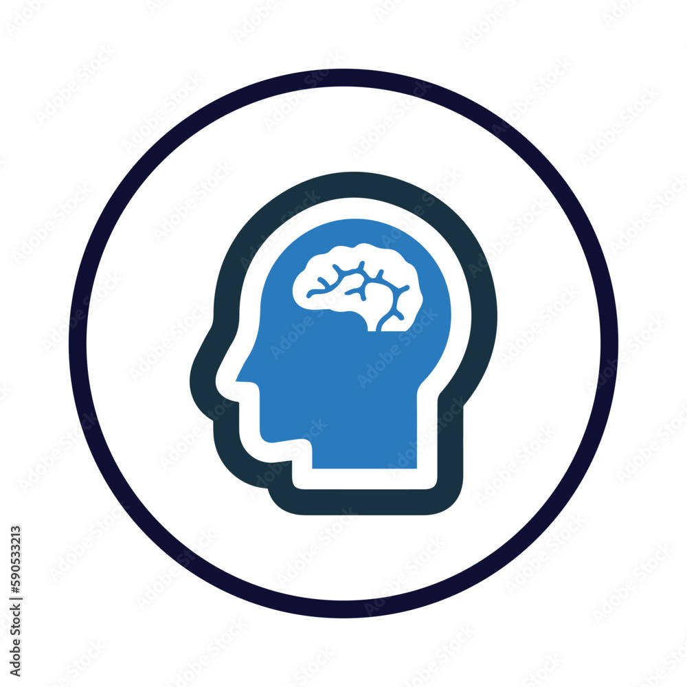 head, brain, health, mental health icon