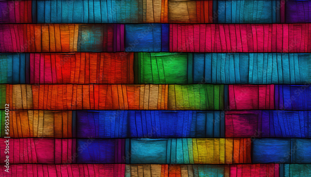 Multicolored Abstract pattern Background, Generative AI Multicolored Abstract pattern Background, Generative AI