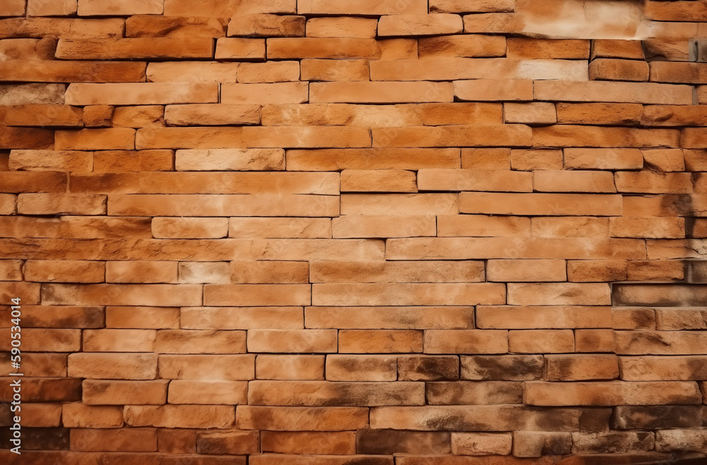 brick brown grunge wall texture background Generative AI brick brown grunge wall texture background Generative AI