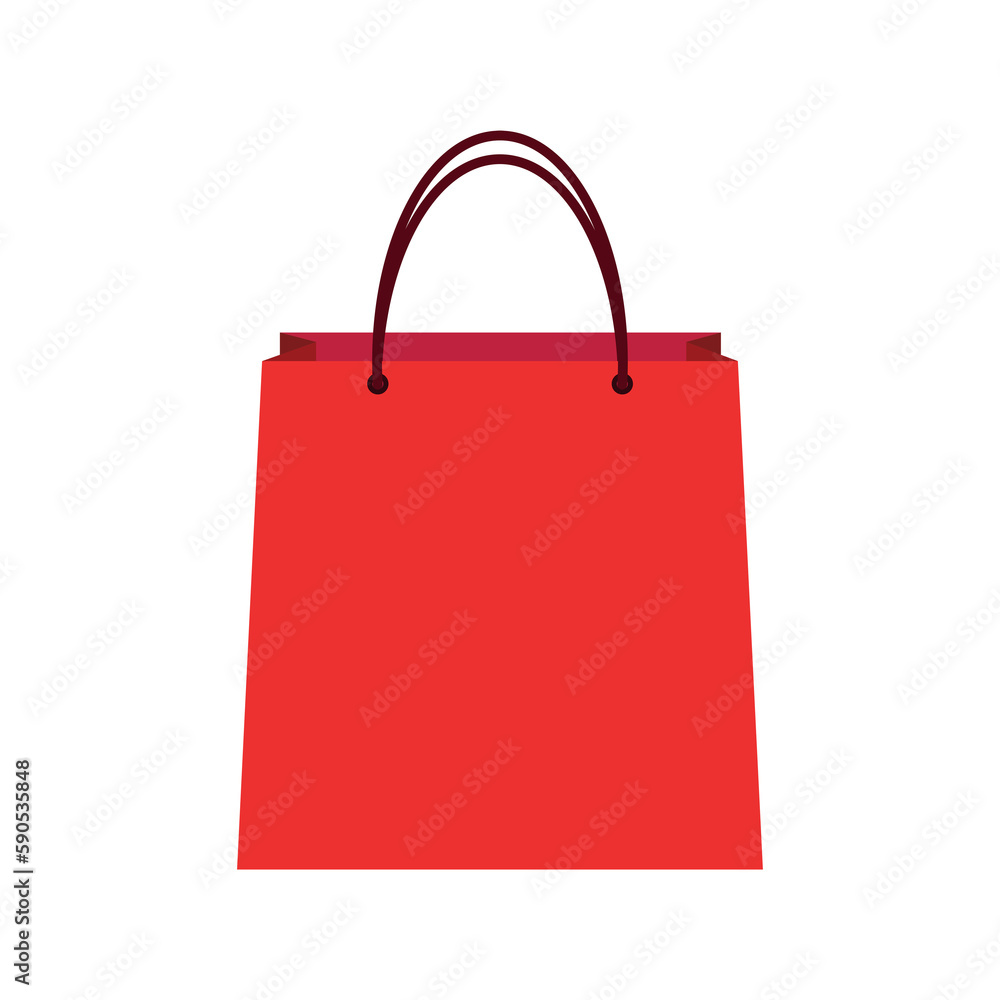 Shopping Paper Bag on Transparent Background Shopping Paper Bag on Transparent Background