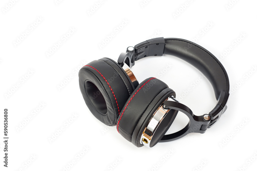Fototapeta premium Professional studio headphones for DJs and lovers of quality music.