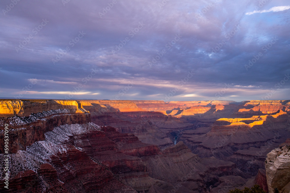 Sunset in The Grand Canyon