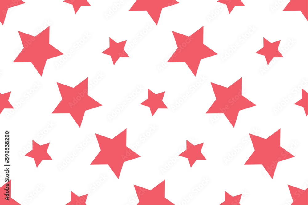 Seamless pattern with stars on white background Vector illustration Texture for wrapping and fabric Seamless pattern with stars on white background Vector illustration Texture for wrapping and fabric
