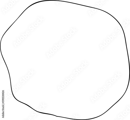 Irregular shape outline
