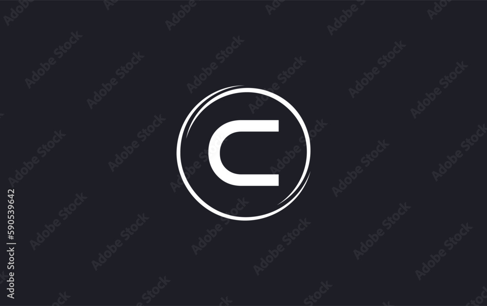 Simple and unique letter logo design vector with circle. The letter and alphabets circle vector designing Simple and unique letter logo design vector with circle. The letter and alphabets circle vector designing