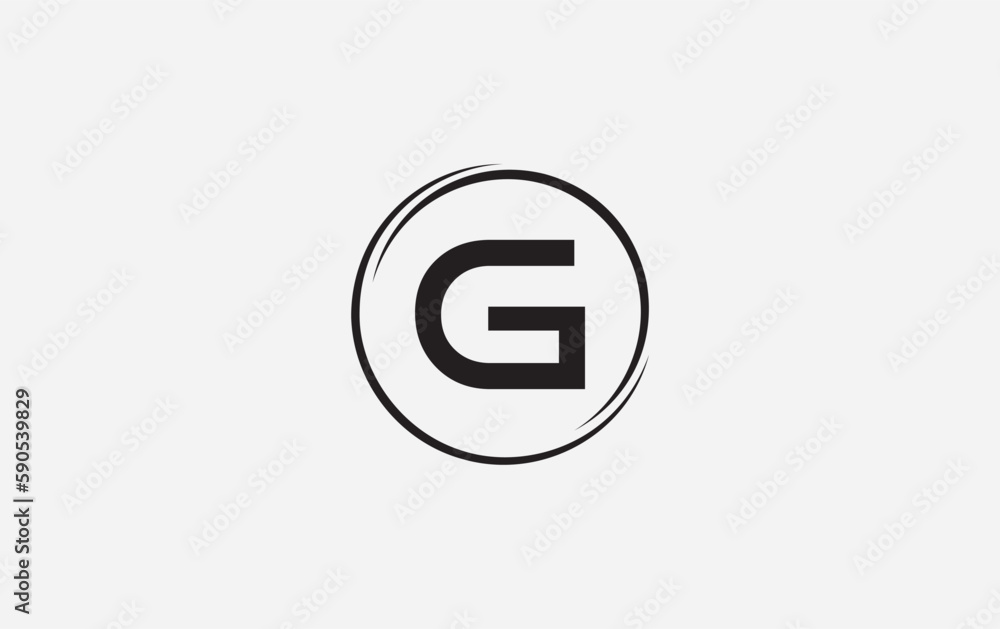 Simple and unique letter logo design vector with circle. The letter and alphabets circle vector designing Simple and unique letter logo design vector with circle. The letter and alphabets circle vector designing