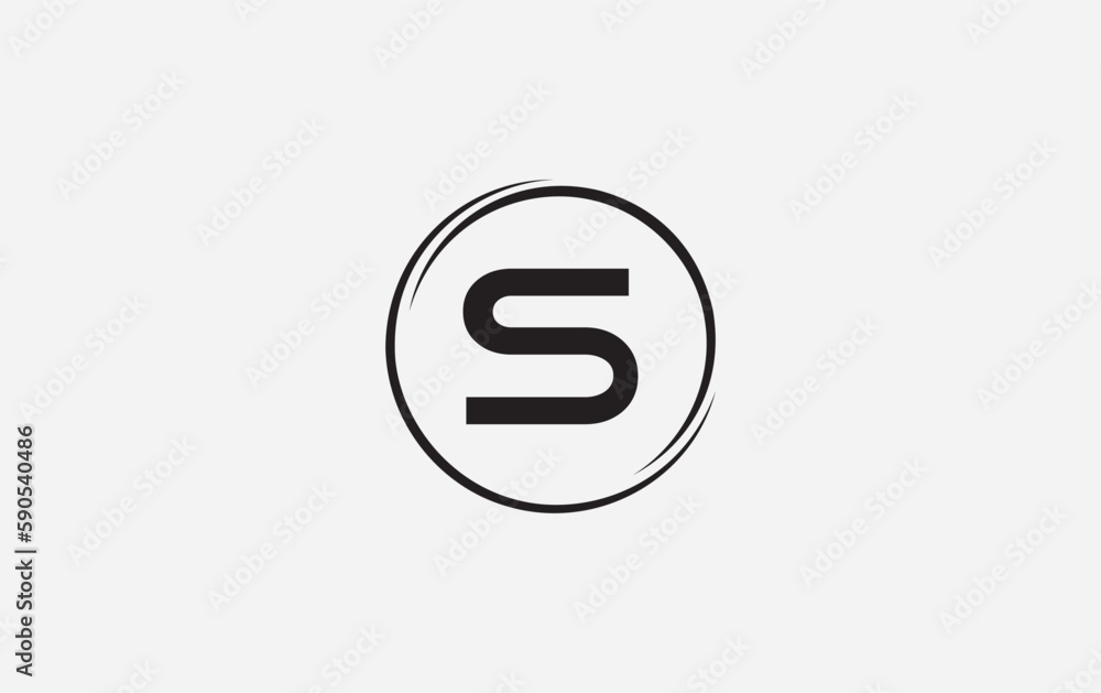 Simple and unique letter logo design vector with circle. The letter and alphabets circle vector designing Simple and unique letter logo design vector with circle. The letter and alphabets circle vector designing
