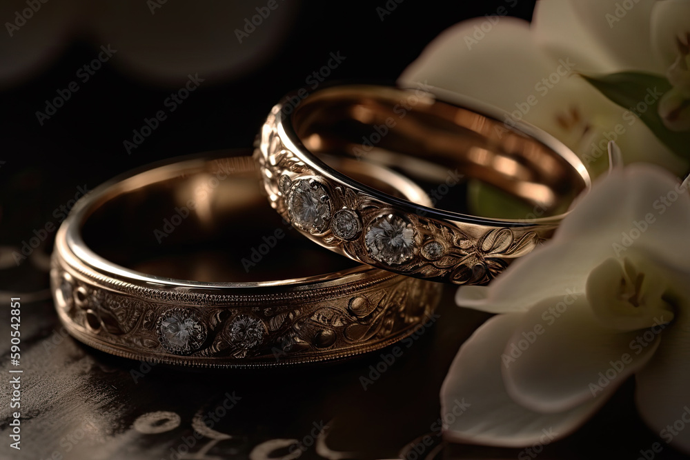 antique silver ring created with Generative AI technology antique silver ring created with Generative AI technology