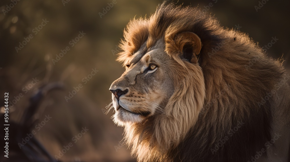 Majestic Lion King