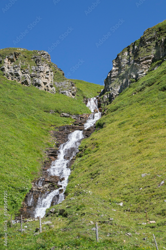 mountain torrent in the region of Grossglockner in Austria