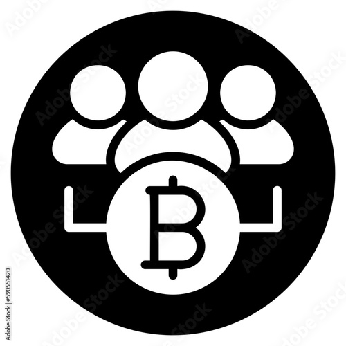mutual fund glyph icon