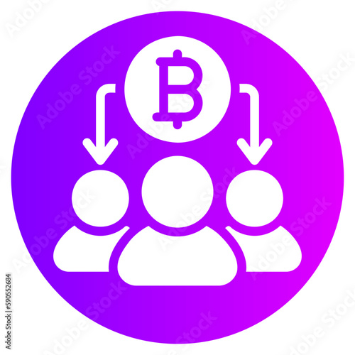bitcoin gradient icon