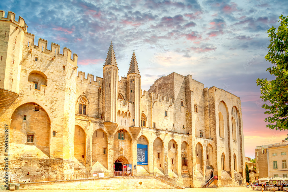Altstadt, Avignon, Frankreich 