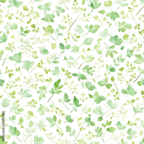 Wallpaper Mural Seamless pattern leaves Torontodigital.ca