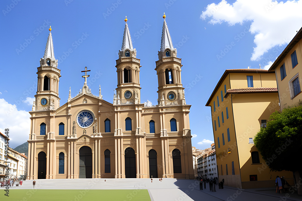 Obraz premium San Sebastian Cathedral, Spain