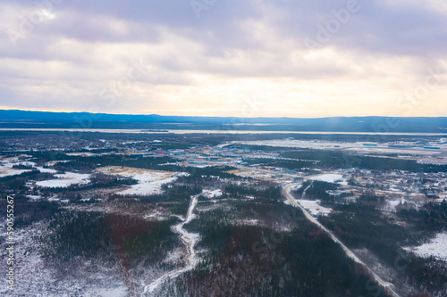 Labrador landscape in winter
