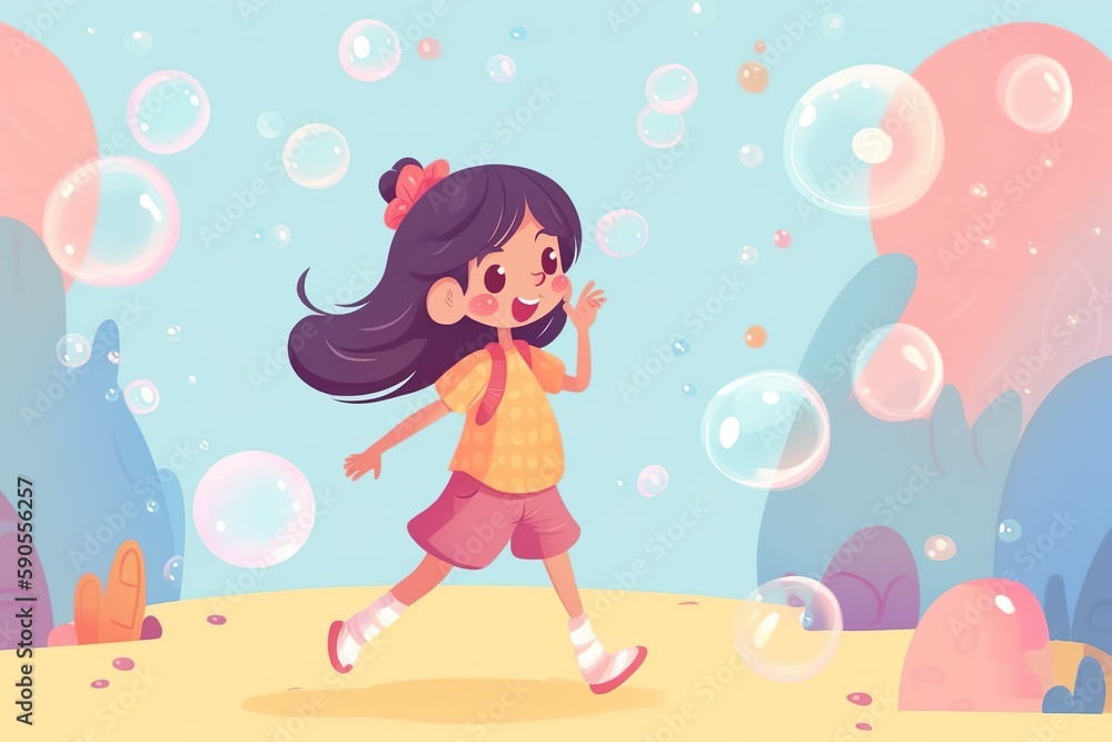 Joyful Bubbles, Playtime Delight Unleashed.
Generative AI