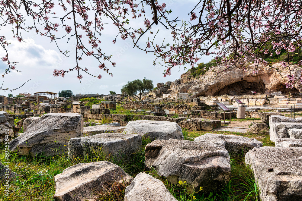 View of the archaeological site of Eleusis, Attica, Greece View of the archaeological site of Eleusis, Attica, Greece