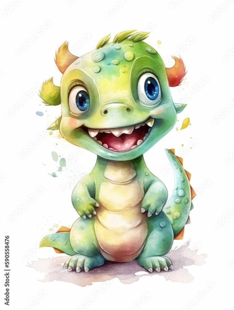 Frog with a flower. AI generated art illustration. Frog with a flower. AI generated art illustration.