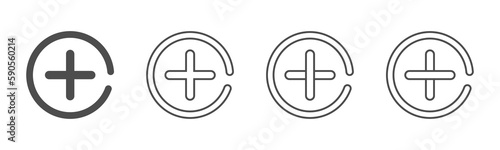 Plus Button Icons, Add Music Icons