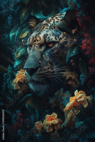 Leopardo Jungla - Generative Ai