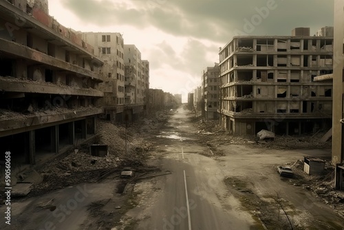 Once-pristine streets now resemble a post-apocalyptic wasteland. Generative AI