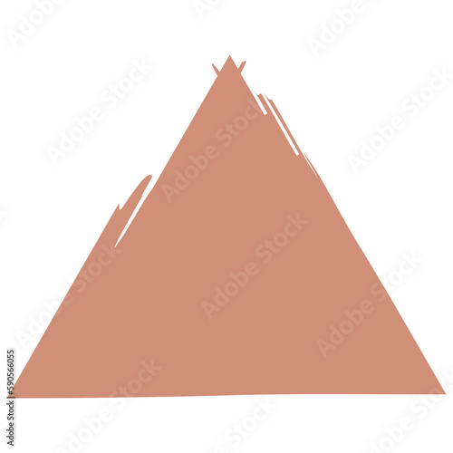 Triangle Brush Stroke Frame