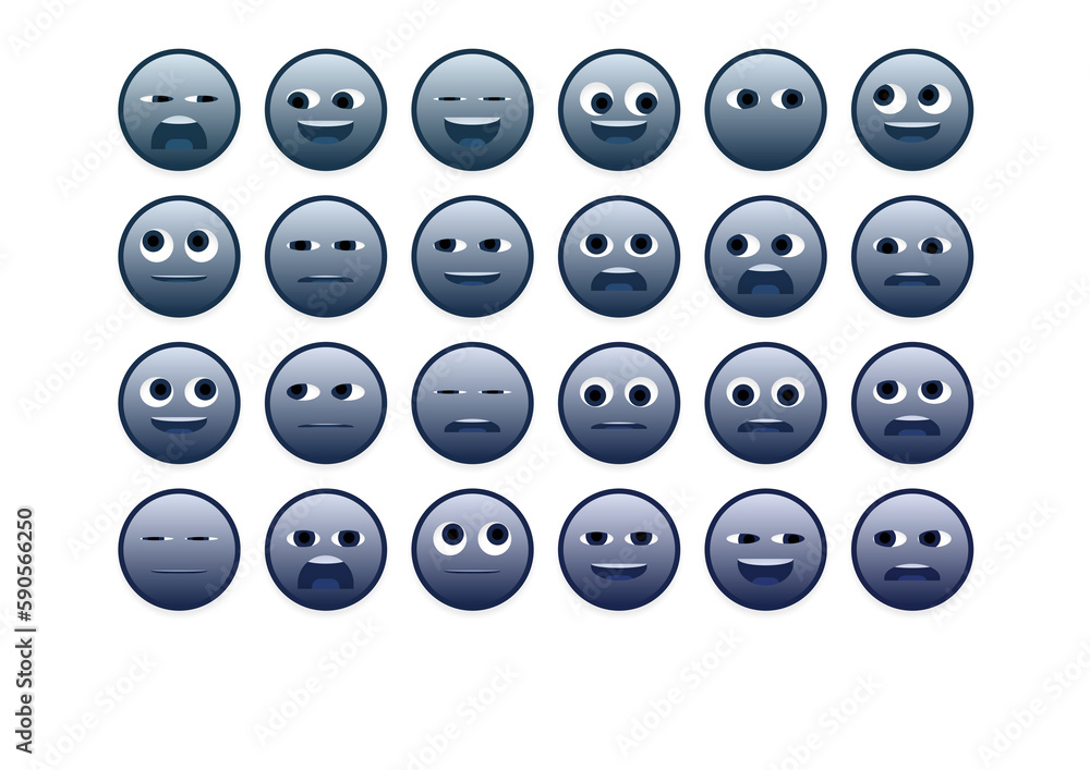 set of faces emoji smileys set of faces emoji smileys