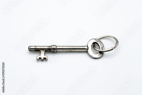 key on white background