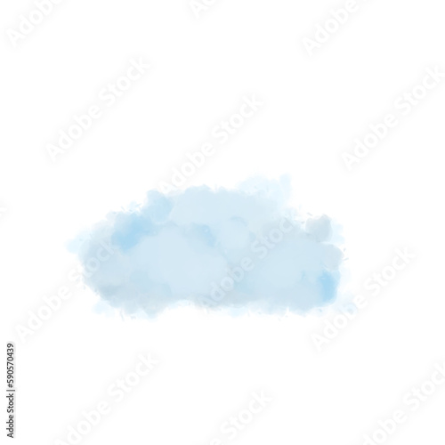 Cloud illustration.sky clipart.handrawn cloud