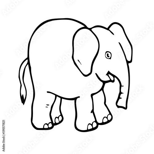 elephant cartoon illustration