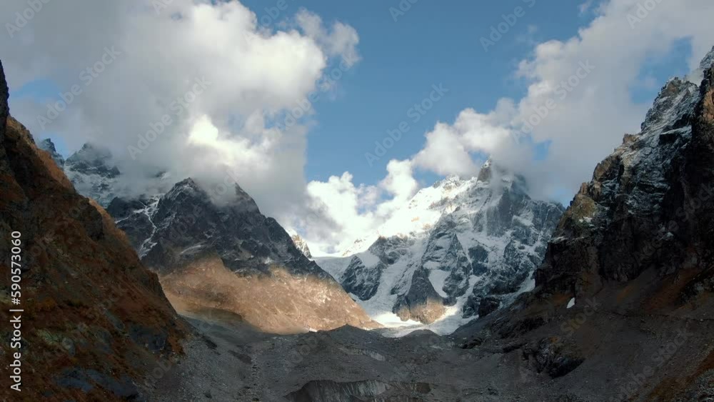 Beautifull Ushba mountain. Caucasus. Svaneti. Georgia. Beautifull Ushba mountain. Caucasus. Svaneti. Georgia.